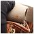 Bolso de hombro Fendi Zucchino Castaño Beige - vista 9