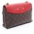Louis Vuitton Saint Placido Monogram Cerise Shoulder Bag Brown Red - view 2