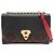 Borsa a tracolla Louis Vuitton Saint Placido Monogram Noir Marrone Nero