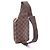 Borsello da vita Louis Vuitton Geronimos Damier Ebene Marrone - vista 2