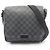 Borsa a tracolla Louis Vuitton District PM Damier Graphite Nero