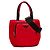 Prada Tote Cargo Small in Tessuto Rosso con Tasche