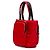 Prada Tote Cargo Small in Tessuto Rosso con Tasche - vista 2