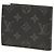 Cartera Louis Vuitton Black Monogram Eclipse Marco Negro - vista 2