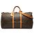 Louis Vuitton Brown Monogram Keepall Bandouliere 60