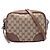 Borsa a tracolla Gucci Bree in tela GG beige