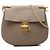 Chloé Drew Crossbody in pelle di vitello grana grossa marrone Small Taupe