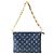 Louis Vuitton Blue Monogram Embossed Denim Lambskin Coussin PM