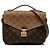 Louis Vuitton Brown Monogram Reverse Pochette Metis Castaño