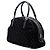 Borsa a mano Gucci Black GG Suede Web Dome Nero - vista 2