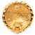 Orecchini a clip rotondi Sunburst Chanel Gold CC placcati oro D'oro - vista 3