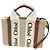 Sac Woody Mini Satchel Chloé Beige en toile - vue 3