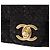 Chanel Black CC Quilted Tweed Single Flap Nero - vista 6