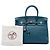 Hermès Blue Clemence Birkin Retourne 35 - vista 7