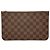 Pouch Louis Vuitton Brown Damier Ebene Neverfull MM Marrone