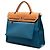Hermès Blue Toile Herbag Zip 31 Blau - Ansicht 2