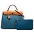Hermès Blue Toile Herbag Zip 31 Blau - Ansicht 7
