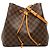 Néonoé Louis Vuitton Brown Damier Ebene Neonoe MM Marrone