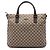 Bolso Satchel Gucci de lona GG beige