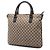 Bolso Satchel Gucci de lona GG beige - vista 2