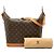 Louis Vuitton Brown Monogram Amfar Three Marrone - vista 9