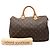 Louis Vuitton Brown Monogram Speedy 35 Marrone - vista 7