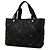 Borsa Tote Chanel Black Old Travel Line Nylon Nero - vista 2