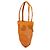 Chloé Orange Small Raffia Embroidered Logo Summer Banana Tote - Ansicht 2