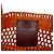 Chloé Orange Small Raffia Embroidered Logo Summer Banana Tote - Ansicht 5