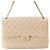 Chanel Beige XXL Quilted Lambskin Single Flap - vista 2