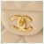 Chanel Beige XXL Quilted Lambskin Single Flap - vista 9