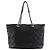 Borsa Shopping Daily Chanel Medium Quilted Caviar Nera Nero