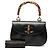 Gucci Black Calfskin Bamboo Night Nero - vista 8