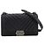 Chanel Black Old Medium Chevron Calfskin Boy Flap Nero