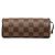 Louis Vuitton Brown Damier Ebene Papillon Pochette Marrone - vista 3