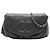 Chanel Gray CC Caviar Half Moon Wallet on Chain Marrone Grigio antracite