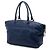 Borsa Satchel Prada Blue Vitello Daino con Doppio Manico - vista 2