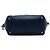 Borsa Satchel Prada Blue Vitello Daino con Doppio Manico - vista 3