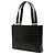 Chanel Black CC Chocolate Bar Lammleder Tote Schwarz - Ansicht 2