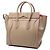 Céline Celine Mini Luggage Tote in pelle di vitello liscia Beige - vista 2