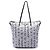 Borsa Satchel Prada in Tessuto Stampato Viola Porpora