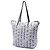 Borsa Satchel Prada in Tessuto Stampato Viola Porpora - vista 2