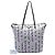 Borsa Satchel Prada in Tessuto Stampato Viola Porpora - vista 7
