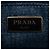 Borsa Tote Prada Blue Small Denim Canapa Logo - vista 5
