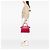 Borsa Dome Gucci Red Large Dollar Calfskin GG Charm Rosso - vista 5