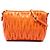 Borsa a spalla Miu Miu Orange Matelasse Nappa Lux Charm