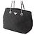 Prada Black Impuntu Tessuto Open Convertible Tote Schwarz - Ansicht 8