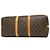 Louis Vuitton Brown Monogram Keepall Bandouliere 50 Marrone - vista 3