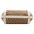 Borsa Satchel Running Gucci Beige Medium GG Canvas - vista 3