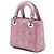 Dior Pink Mini Iridescent Lambskin Cannage Lady Dior Rosa - vista 2